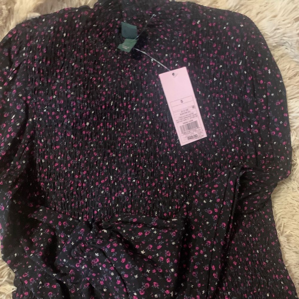 Wild Fable Floral TurtleNeck
